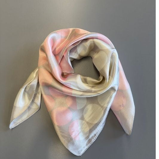 Luxzuz Bandito scarf I Tørklæde med lyserødt print