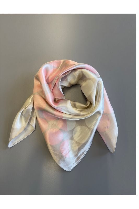 Luxzuz Bandito scarf I Tørklæde med lyserødt print