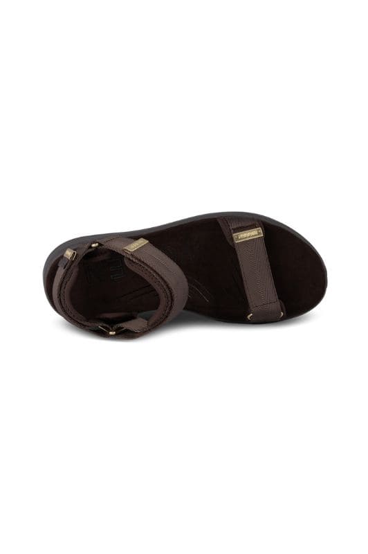 Woden Line sandal | Damesandal chocolate