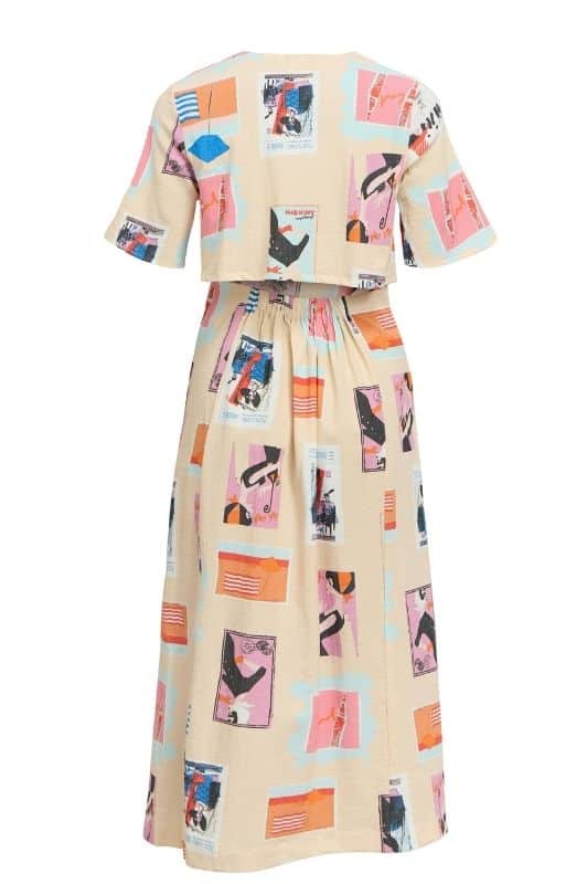 Object Tracy dress I Allover printet kjole