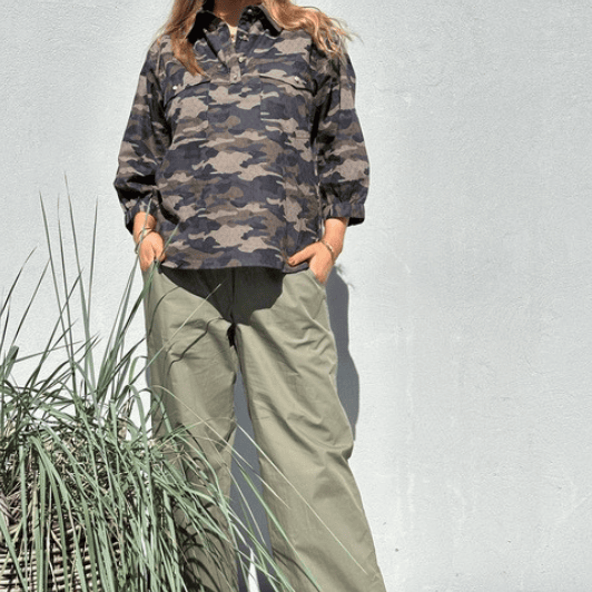 PRE ORDER Gaspar Oslo Camouflage shirt I Cool bestseller bluse