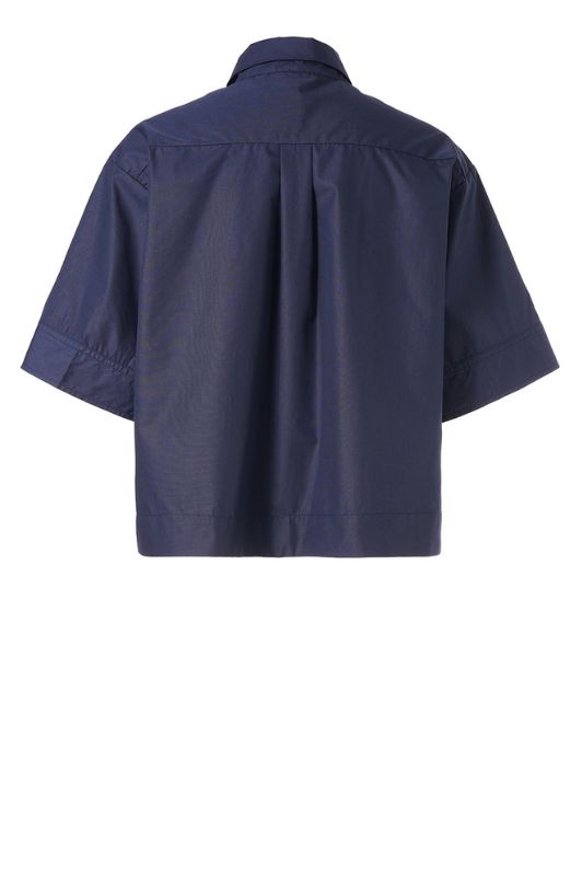 Luxzuz Elene shirt I Kortærmet mørkeblå skjorte