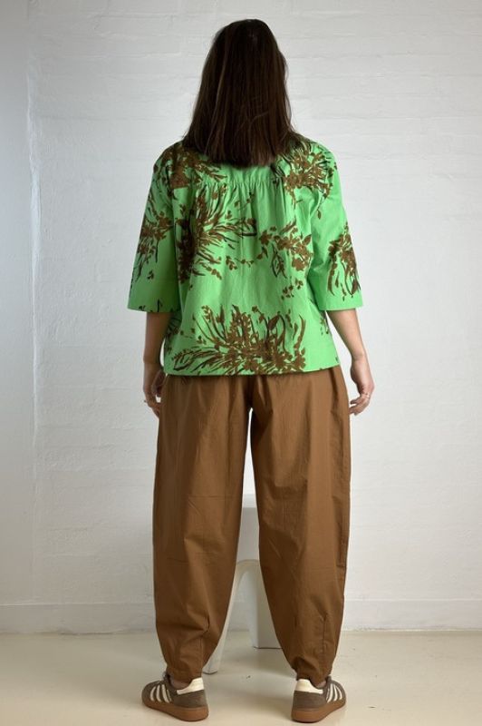 Gaspar Colorado pant  | Poplin buks i nougat