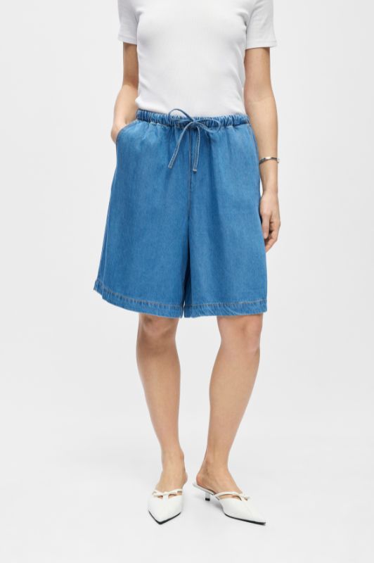 Object Frame denim shorts i tencel I Dresslab