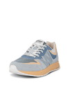 Woden Rigmor open mesh leather sneakers | Ice blue
