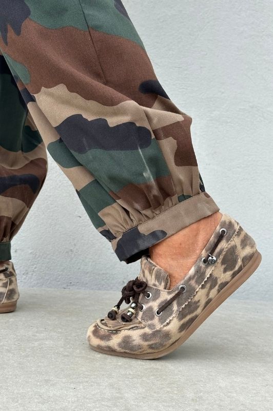 PRE ORDER Gaspar Tropea balloon pant  | Camouflage buks