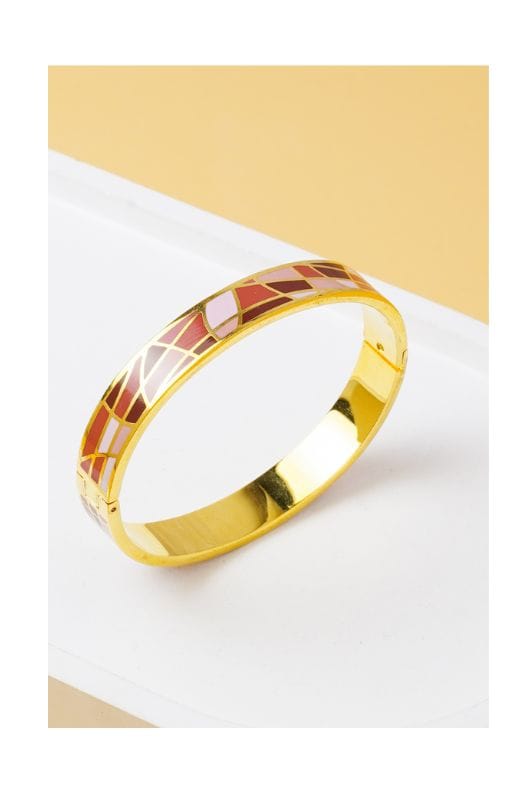 Atelier Paris I Fint armbånd med mosaik mønster