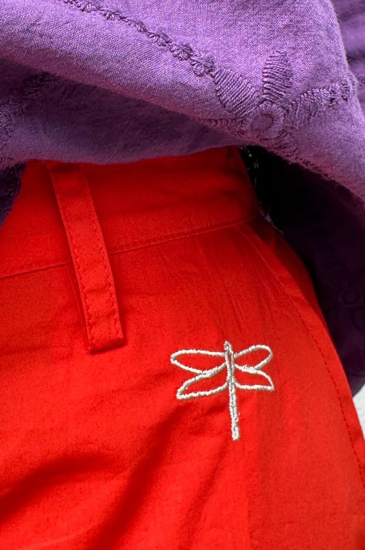 Gaspar Colorado pant  | Rød cool barrel buks I Dresslab