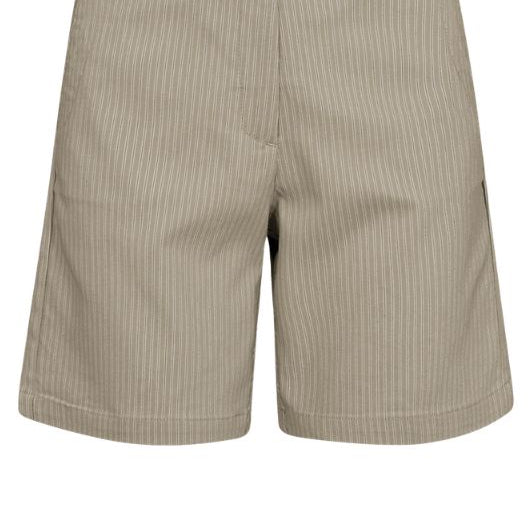 Freequent Rex Shorts | Bermuda shorts i sand strib I Dresslab