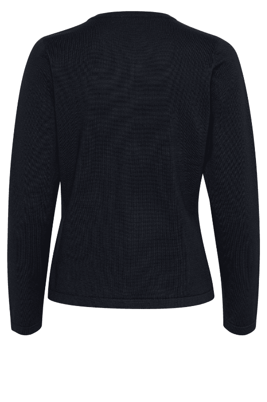 Saint Tropez Mila strik | Strikket cardigan med knapper I Navy