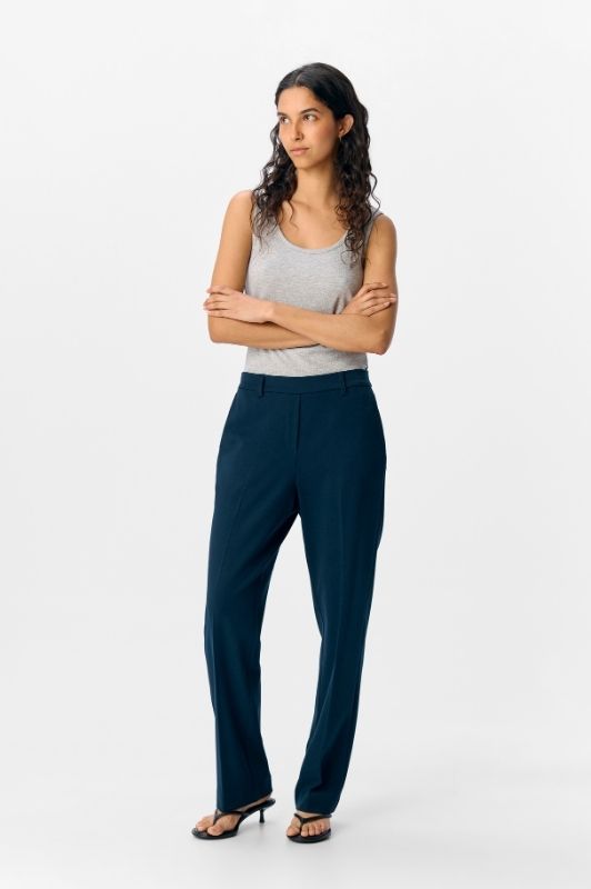 Object Lisa straight pant navy L32