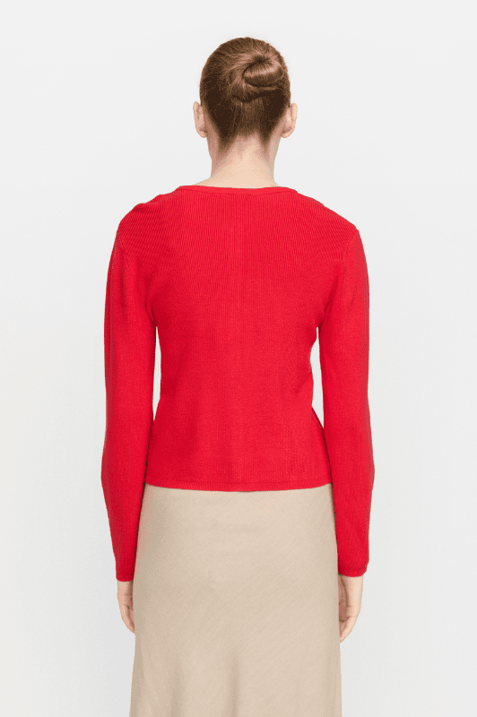 Soft Rebels Mushi cardigan i rød