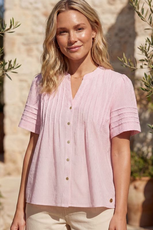 Prepair Grace bluse i rosa I Dresslab