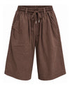 Marc Lauge City shorts i mørkebrun