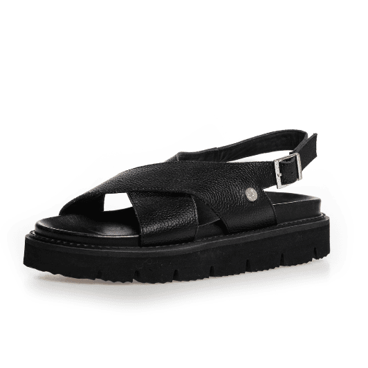 Copenhagen Shoes Summertime I Sort cross-over sandal