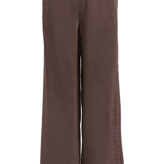 Object Lisa wide pant | Cool tencel brun denim buks