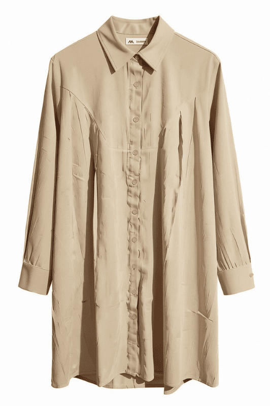 Marc Lauge Baby cord dress I Sandfarvet babyfløjlskjole i A-shape