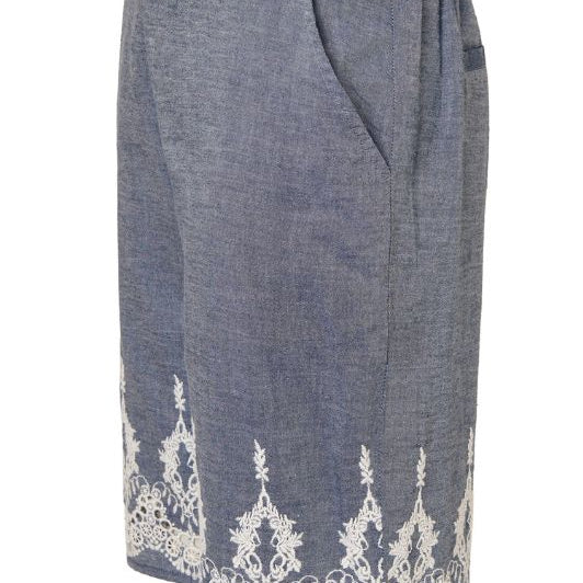Ofelia Tove shorts | Denimshorts med burnout mønster I Dresslab