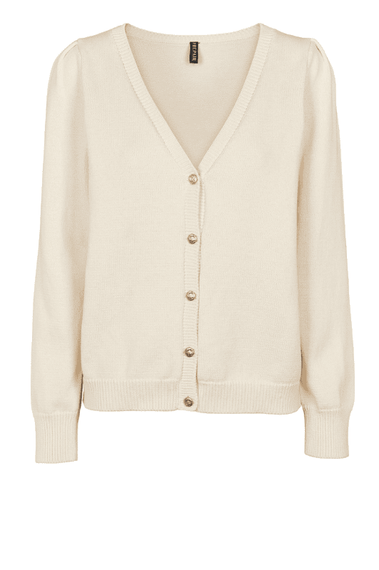 Prepair Lulu Knit | Strikcardigan i natur