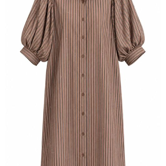 Marc Lauge Sparkling stripe dress I Stribet kjole med studs
