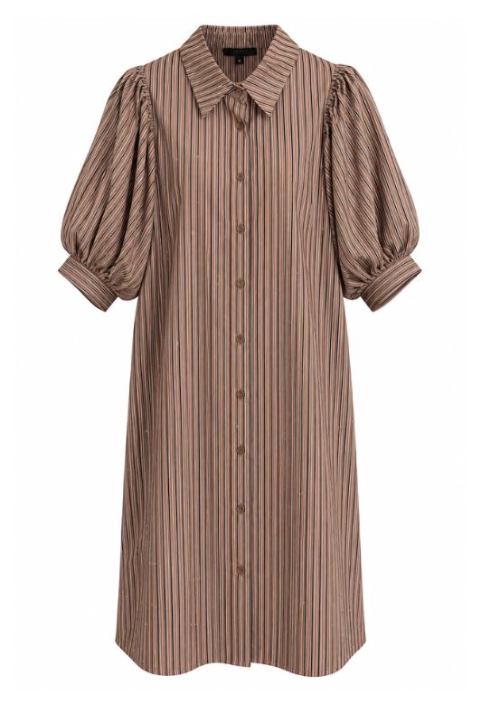 Marc Lauge Sparkling stripe dress I Stribet kjole med studs