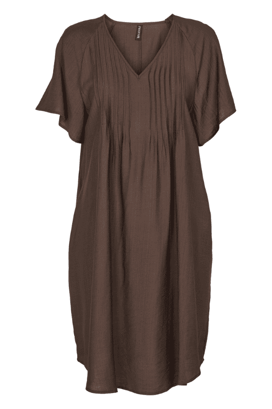 Prepair Jennifer dress | Smuk brun kjole i A-shape I Dresslab