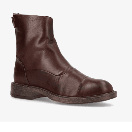 Shoedesign Copenhagen Dahlia skindstøvle I Blødt læder i mørkebrun