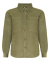 Ofelia Lykke shirt I Fløjlsjakke i army