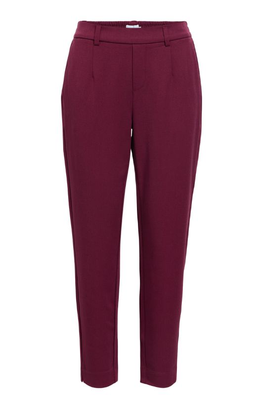 Object Lisa slim pant | Bordeaux pæn buks I Dresslab