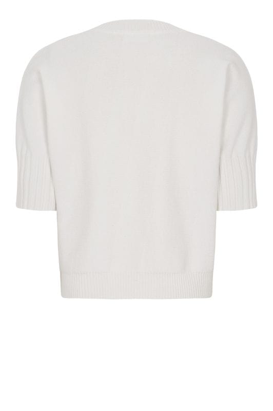 Tooday Arlet strik t-shirt creme