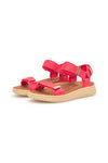 Woden Line sandal | Damesandal Flame koral I Dresslab