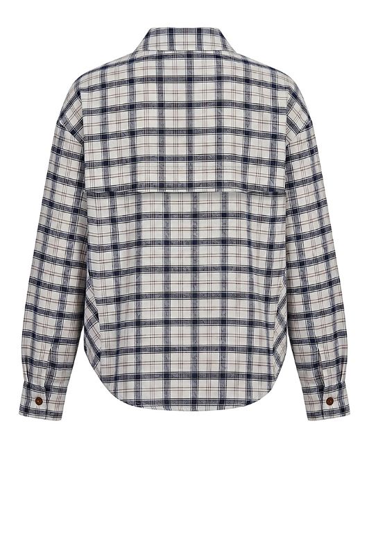 Luxzuz Check bluse I Ternet skjortebluse i bomuld