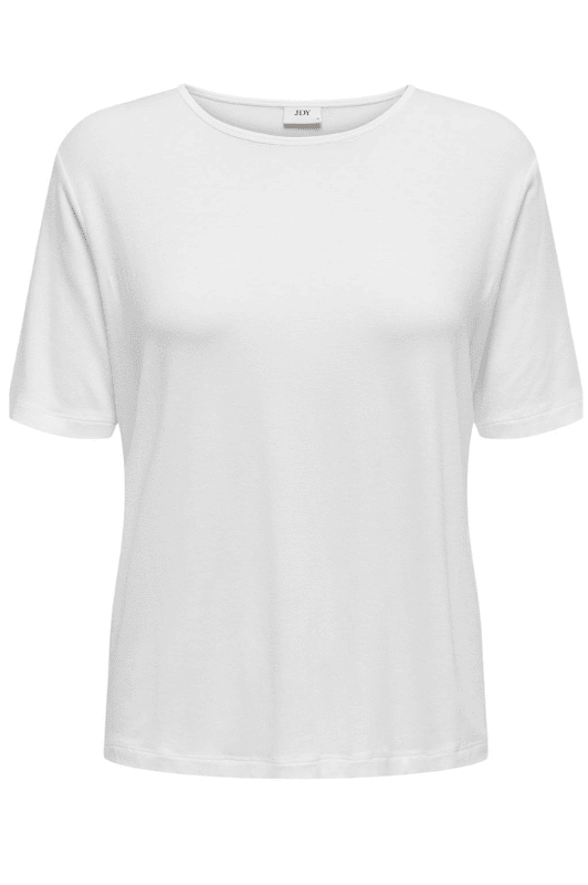 JDY Mila T-shirt | Classic hvid t-shirt med rund hals