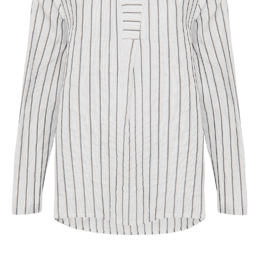 Ofelia Miri bluse | Stribet viskose bluse