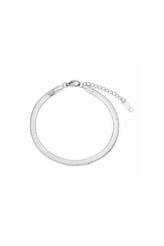 Marea I Snake chain armbånd sølvfarvet