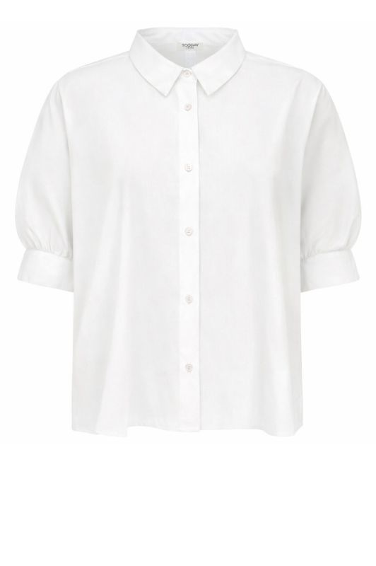 Tooday Cia shirt I Oversize skjorte i hvid I Dresslab