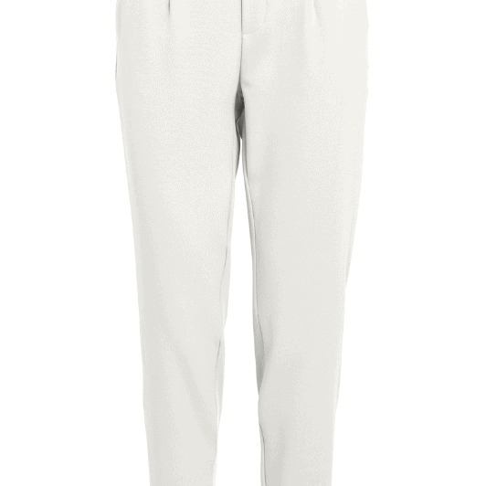 Object Lisa slim pant | Lys creme pæn buks I Dresslab