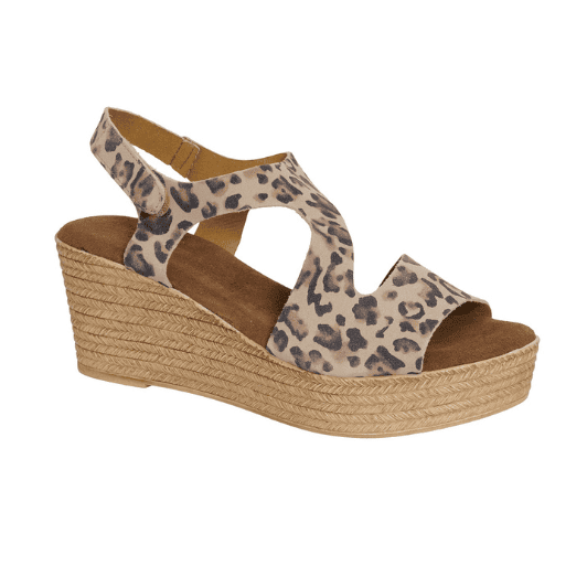 Tim & Simonsen Katia kilehæl I sandal i leopard print