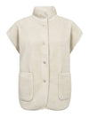 Freequent Teddy waistcoat | Sand fleece vest