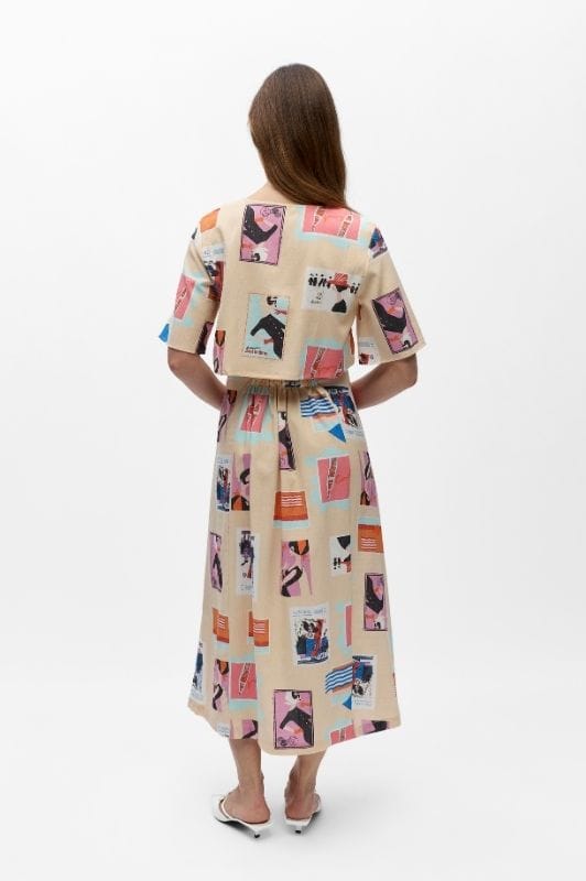 Object Tracy dress I Allover printet kjole