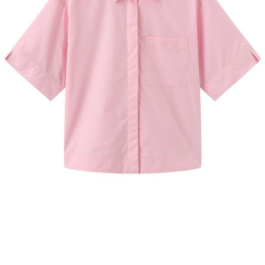 Luxzuz Elene shirt I Kortærmet lyserød skjorte