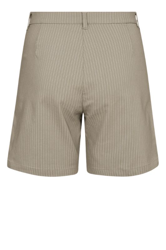 Freequent Rex Shorts | Bermuda shorts i sand strib I Dresslab