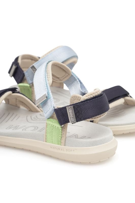 Woden Line lite | Moonstone multi damesandal