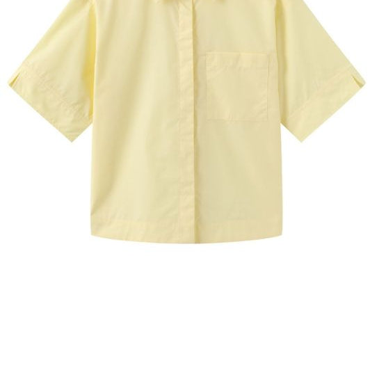Luxzuz Elene shirt I Kortærmet gul skjorte