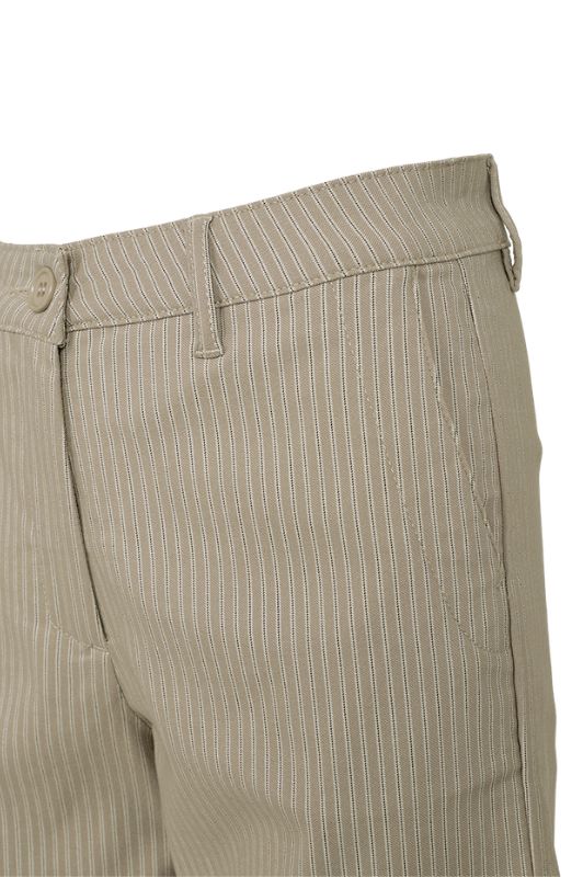 Freequent Rex Shorts | Bermuda shorts i sand strib I Dresslab