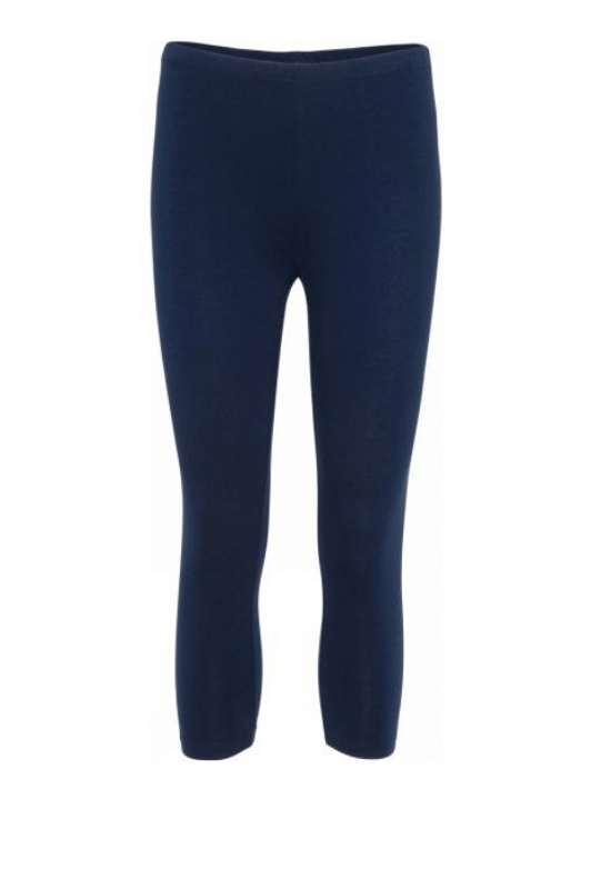 Decoy I Capri Leggins navy viskose bambus I Perfekt under kjolen