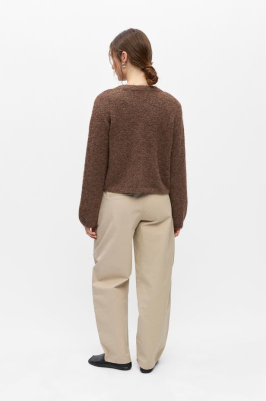 Object Saggia cardigan lys brun meleret