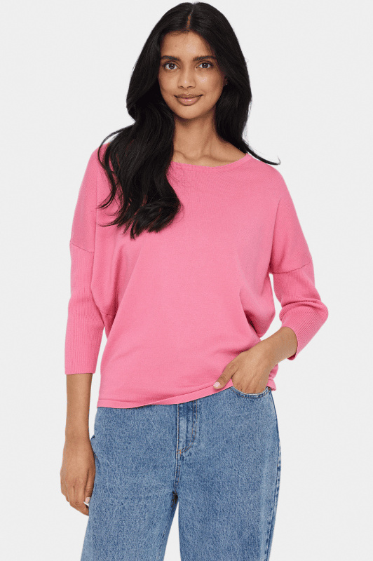 Saint Tropez Mila strik I Pullover i Pink