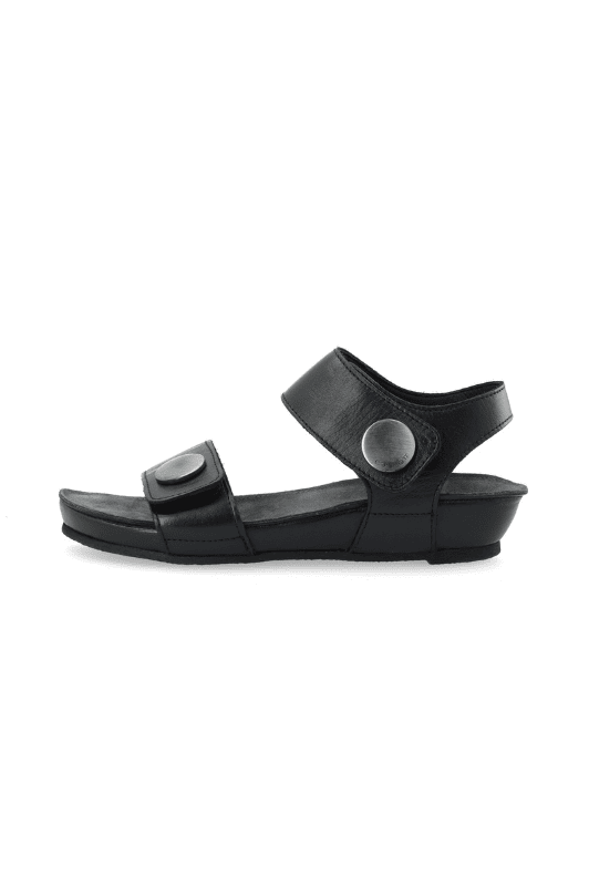 Cashott Casava skind sandal I Sort