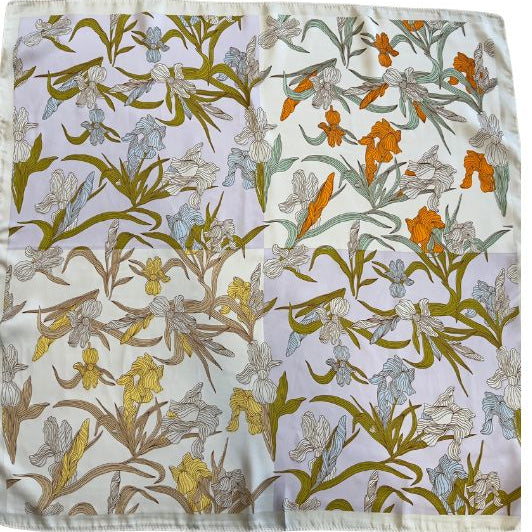 Luxzuz Bandolara scarf I Fint tørklæde med lilla print